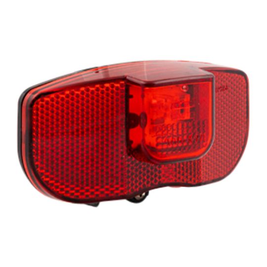 Bicycle lighting reflector with LED lamp