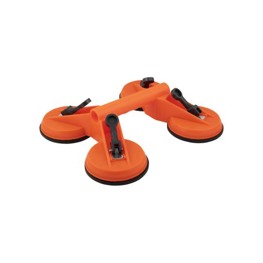 Suction cup set Quattro quadruple suction cup 130 kg load capacity