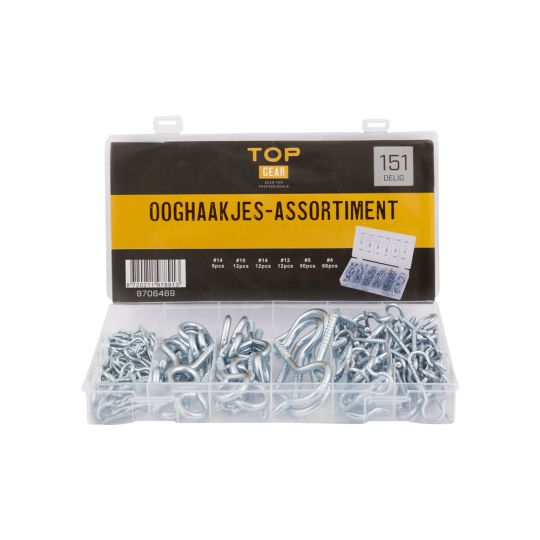 Eye hooks assortment 151 pieces