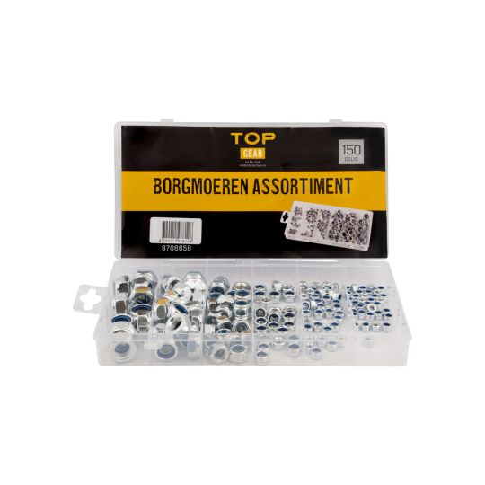 Locknut assortment 150 pieces