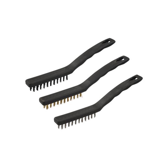 Wire brush set 3-piece