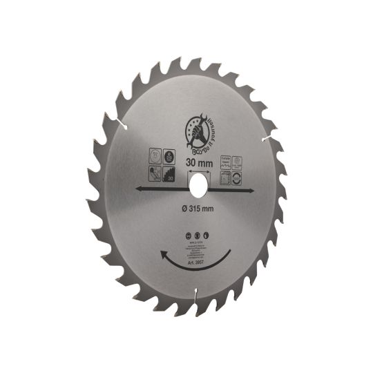 Circular saw blade 315 mm 30 teeth