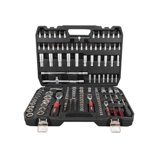 Socket box 171-piece 1/4" + 3/8" + 1/2"