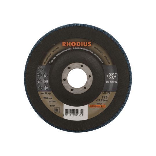 Flap disc 125 mm K80 per piece - RHODIUS