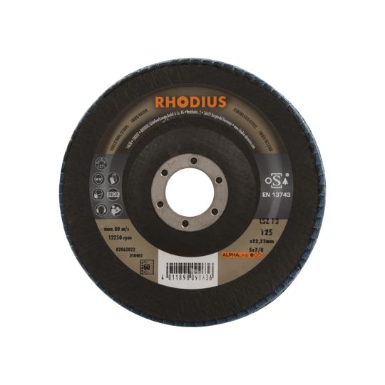 Flap disc 125 mm K60 per piece - RHODIUS