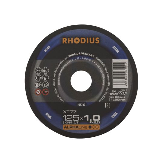 Cutting disc 125x1 metal - RHODIUS