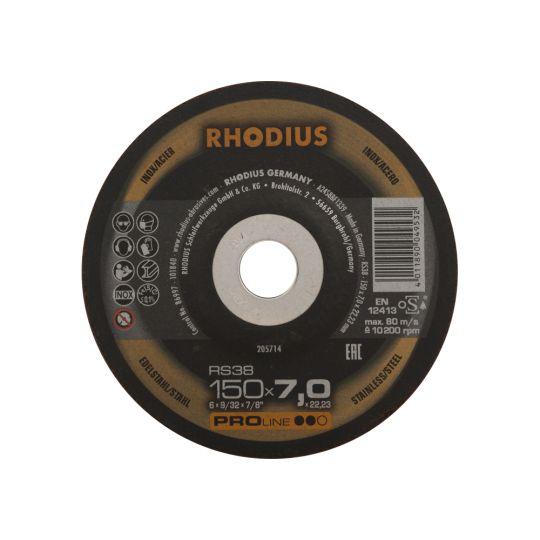 Grinding disc 150x7 mm - RHODIUS