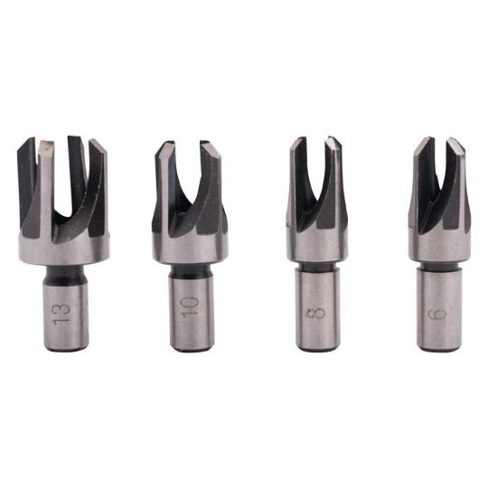 Set with plug drills 4 pieces
