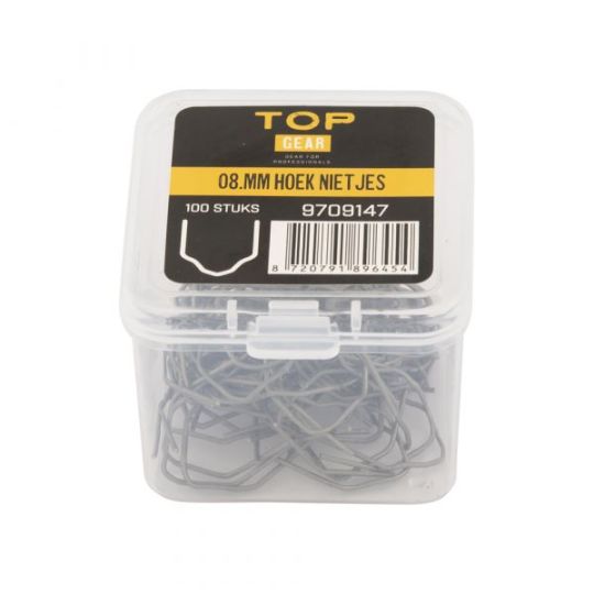 Corner staples (0.8 mm) for plastic welding gun - TOPGEAR