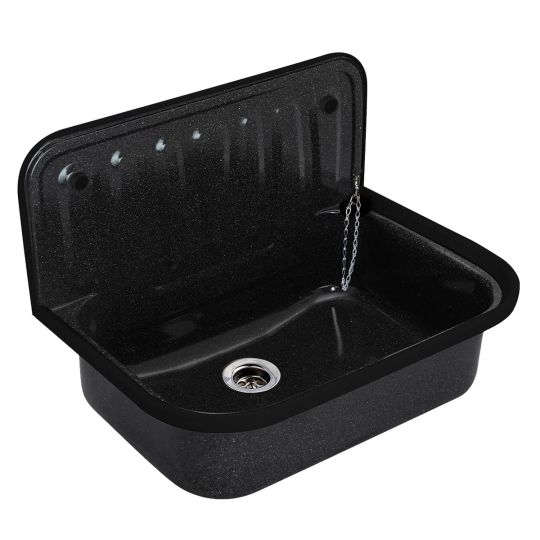 Utility sink granite-look 49 -5 cm