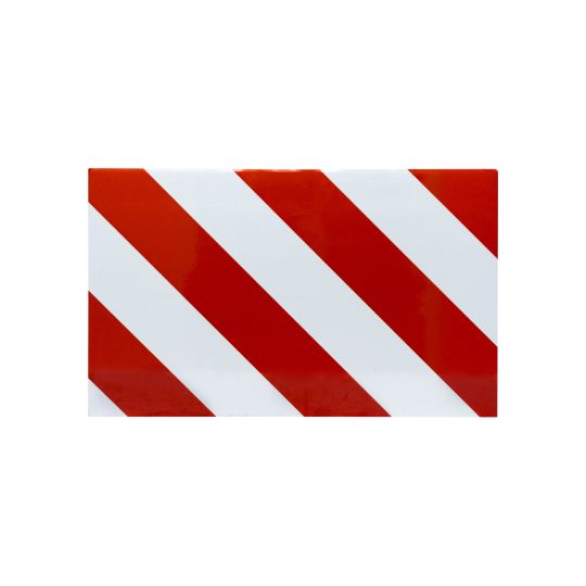 Marking board for long and wide loads 20 x 30 cm plastic