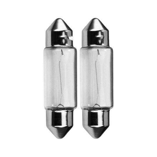 Lamp 12V - 5W - tube - 2 pieces