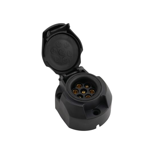 Plastic socket 7-pin