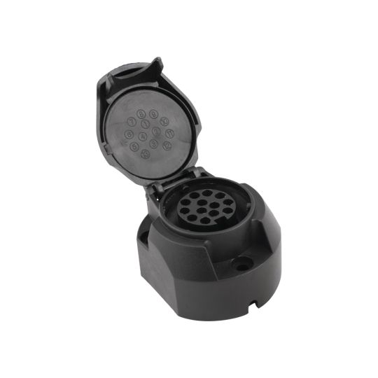 13-pin plastic socket