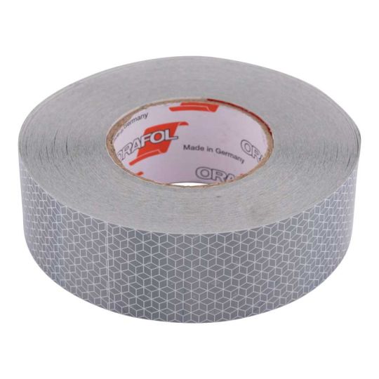 Reflective tape 50 m gray