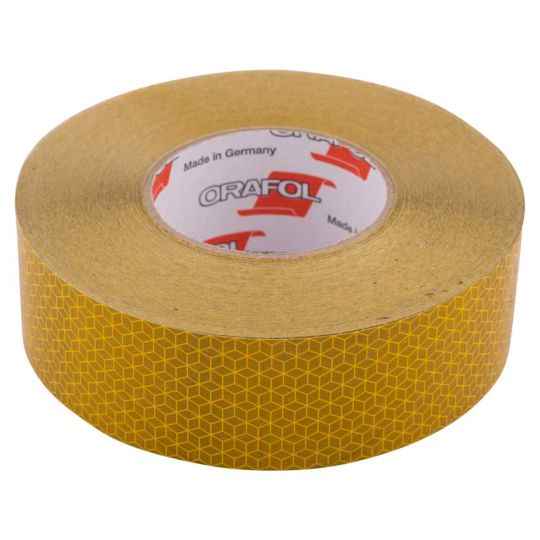 Reflective tape 50 m yellow