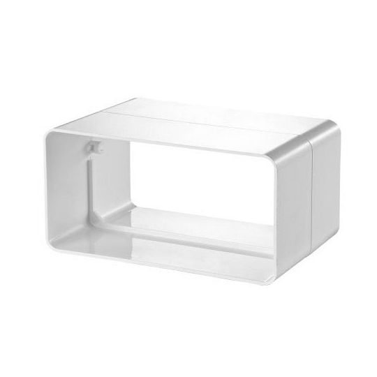 Ventilation duct connector flat 110x54 mm