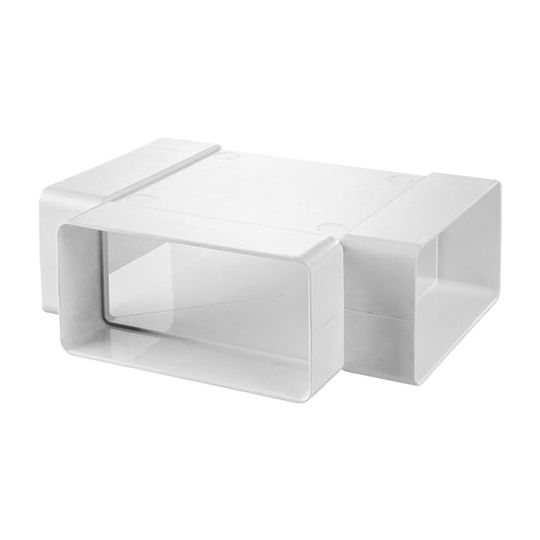 Flat duct 110x54mm t-piece
