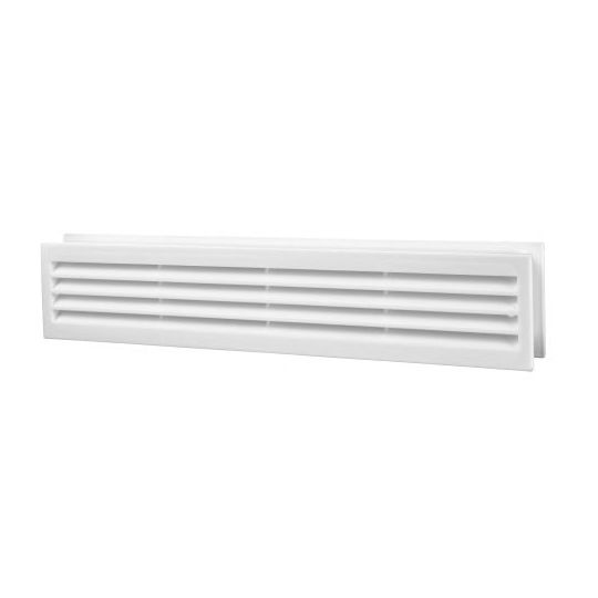 Door vent 433 x 78 mm white