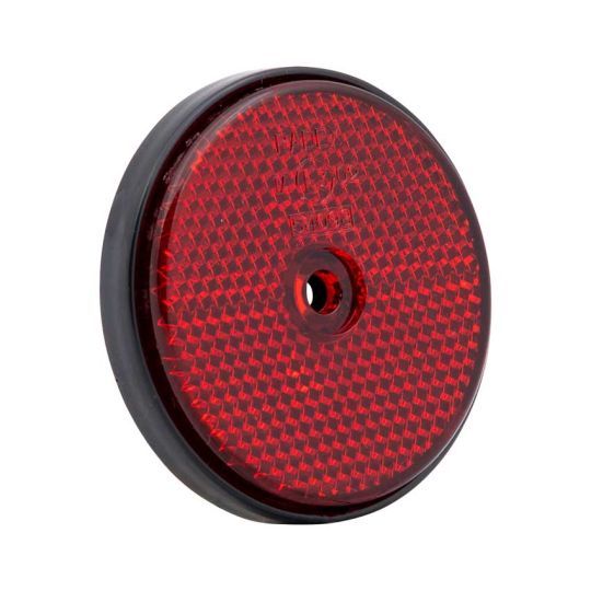 Round Reflector 60 mm red