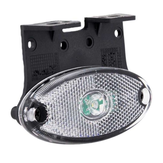 Position lamp/pendant lamp white with corner support LED