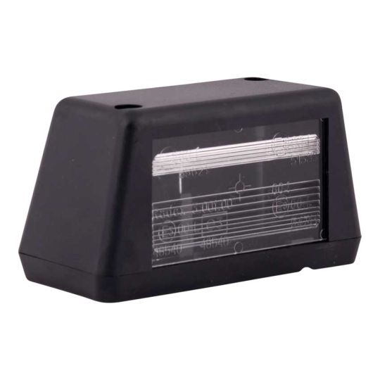 License plate light large TUV