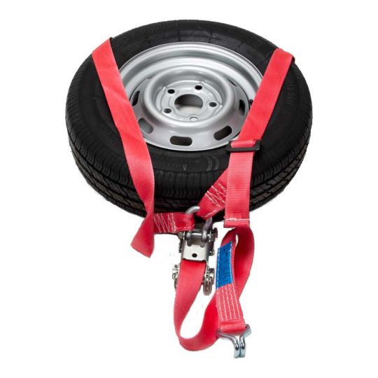 Car ambulance tire / lashing tire EURO red