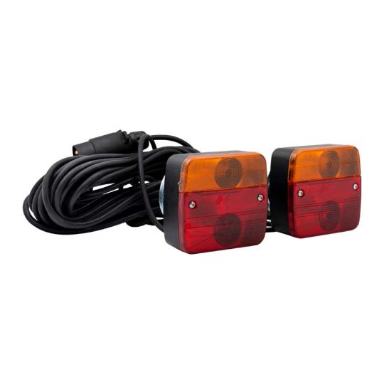 Lighting set 7-pole - 7.5 m cable with magnet TRAILERGEAR