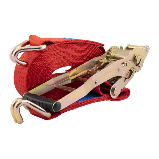 Lashing strap with extended ERGO ratchet 5 tons