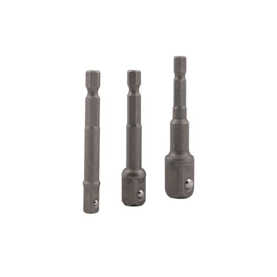 Bit adapter for sockets 1/4 3/8 and 1/2 - TOPGEAR