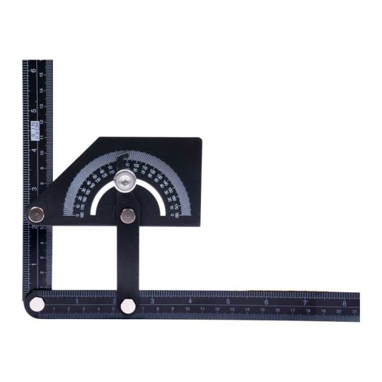 Measuring angle adjustable aluminum