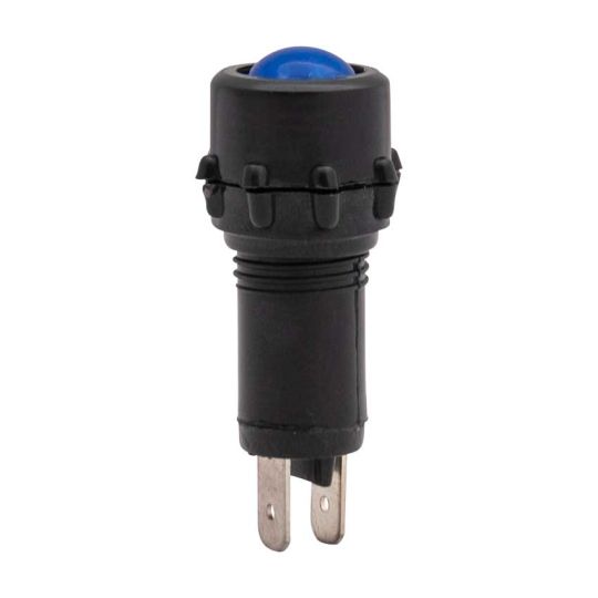 Indicator light LED blue 12V
