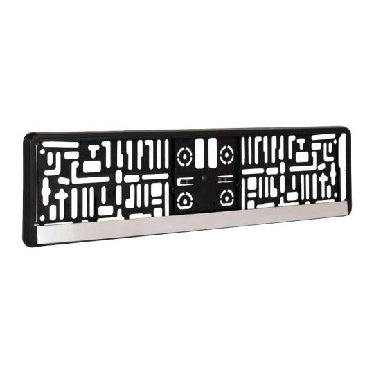 License plate holder chrome
