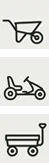 Schubkarrenrad pannensicher PU 4.80/4.00-8 Kunststofffelge inkl. Achse