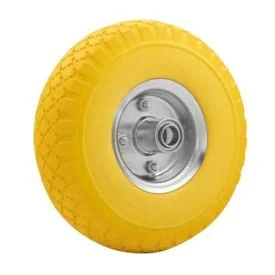 Sackkarrenrad pannensicher PU 3.00-4 Metallfelge Nabenloch Ø20 mm
