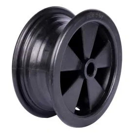 Kunststofffelge für Schubkarre schwarz Ø170 mm, Nabenloch Ø20 mm max. 2 bar