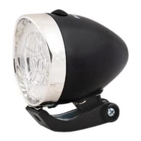 Bicycle light headlight chrome
