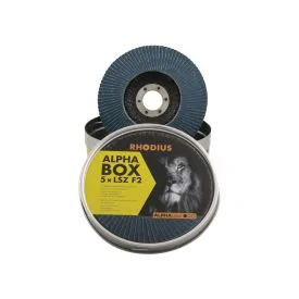 Flap disc 125 mm K80 5 pieces - RHODIUS