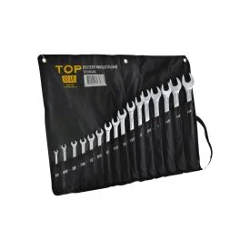 Open-end wrenches and ring wrenches 16-piece inch TOPGEAR