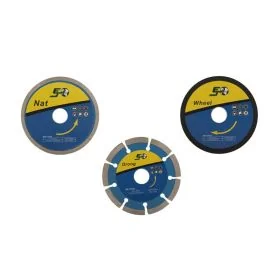 Diamant-Schleifscheiben-Set 3-teilig Ø115 mm nass und trocken