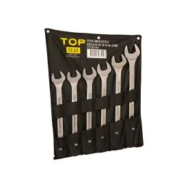 6-piece open-end ring spanners - TOPGEAR