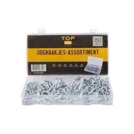 Eye hooks assortment 151 pieces