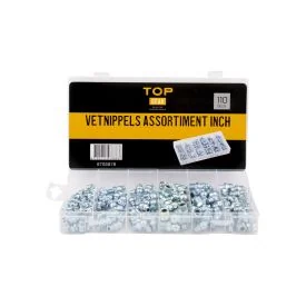Grease nipples assortment inch 110-piece