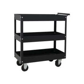 Tool trolley open black