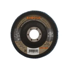Flap disc 115 mm K40 per piece - RHODIUS