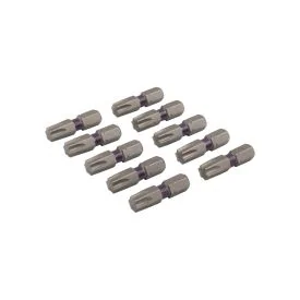 Torx screw bit 25 mm TX-40 purple 10 pieces
