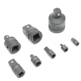 Impact socket adapter set 8-piece - TOPGEAR