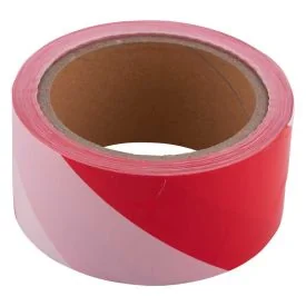 Marking tape 50 meters red/white