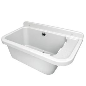 Kunststoff-Ausgussbecken Weiß 59 cm - WAHLBACH