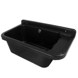 Kunststoff-Ausgussbecken Schwarz 59 cm - WAHLBACH